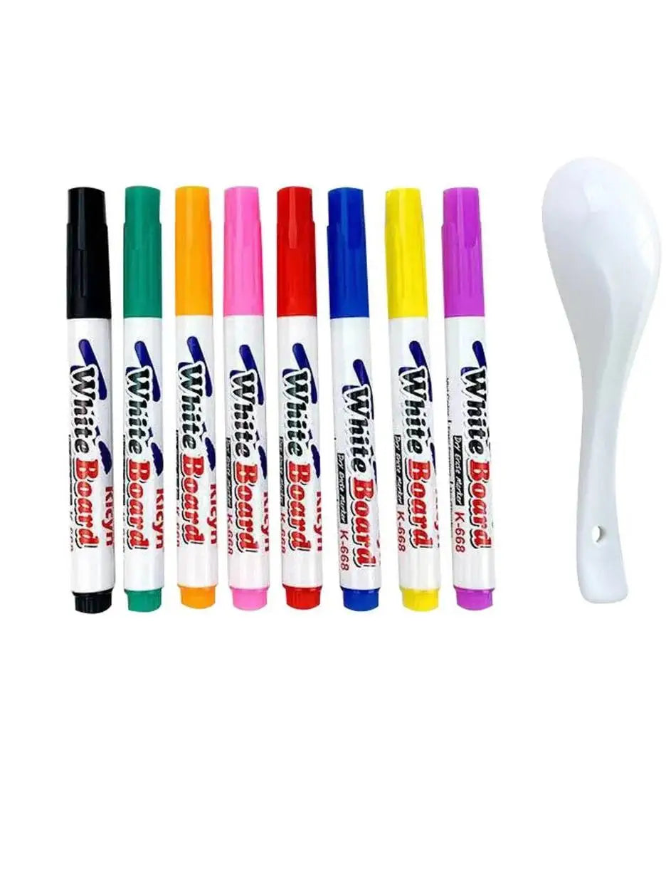 Water Floating Pen Magical Ink Pens With Spoon Floating Color Water Painting Floating lifestyle view