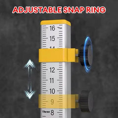 Special 0-160mm Aluminum Alloy Tile Leveling Ruler | High Precision Horizontal Bubble close-up view