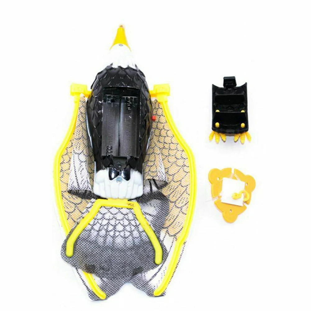 Hanging Eagle Hawk Bird Scarer Deterrent | Garden Pest Protection Decoy lifestyle view