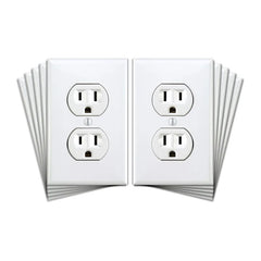 Fake Power Outlet Stickers (3 Pack) | Prank Wall Decals for Office and Home