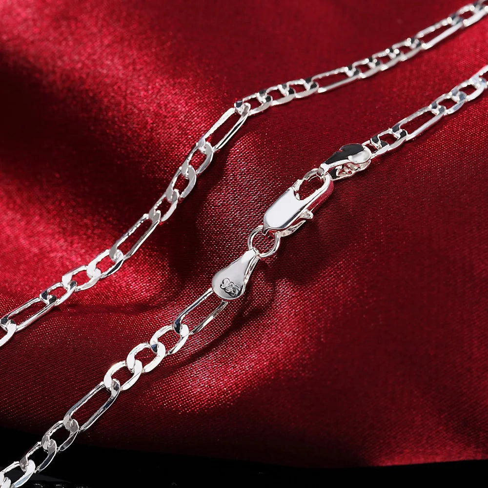 Men Women Bracelet Necklace Jewelry Set Lady Christma Gifts Charms Wedding detail view