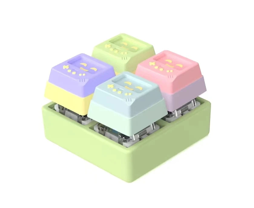 4Keys Finger Button Anti-stress Toys Mechanical Keyboard Keycaps Office Decompression alternate view