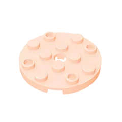 Gobricks GDS-841 Round Plate 4x4 with Hole | Compatible Building Block for DIY Creati lifestyle view