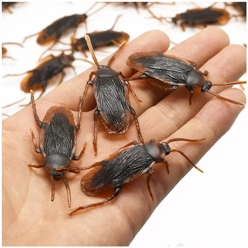50/10/5PCS Fake Cockroach Centipede Scorpion Kids Trick Props Fake Roaches Plastic additional angle