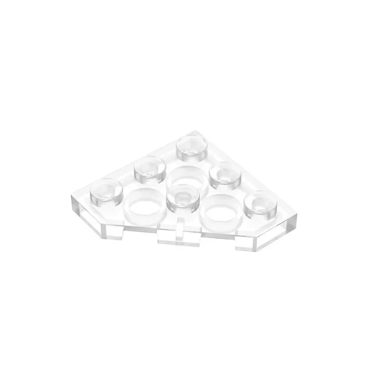 Gobricks GDS-556 Wedge Plate 3 x 3 Cut Corner | Compatible Building Block for DIY lifestyle view