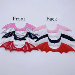 Devil Bat Wings Leather Wings Handmade DIY Jewelry Accessories Halloween Clothing Vam alternate view