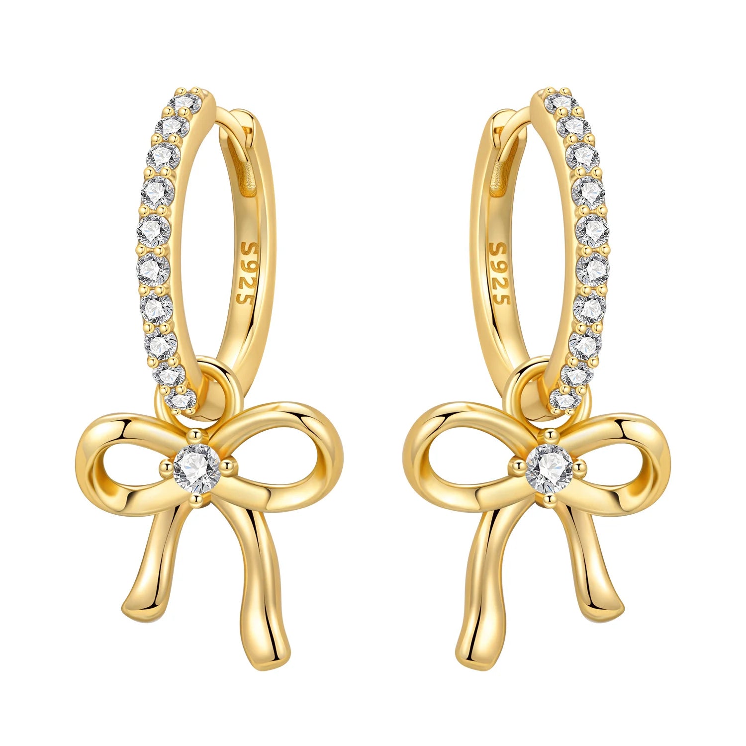 Orstarry S925 Sterling Silver 18k Gold Modern Square Earrings Hoop Earrings For Women Je detail view