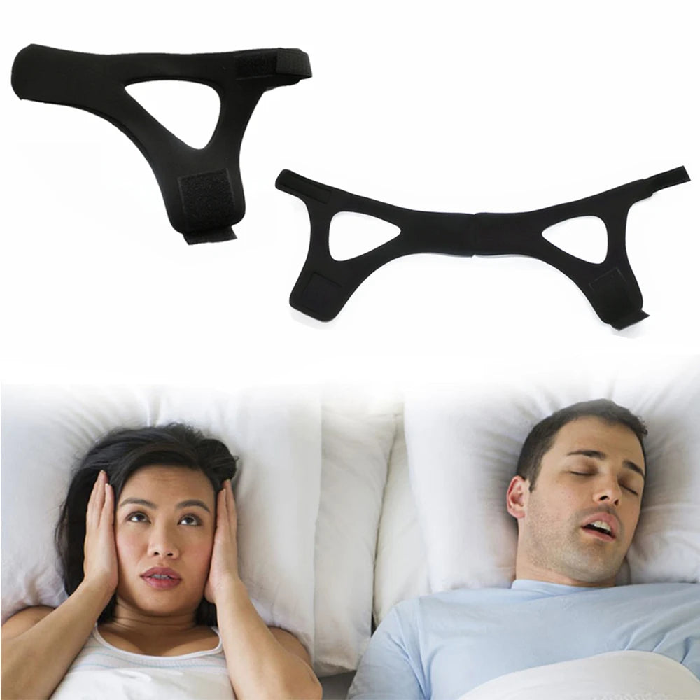 Anti-Snoring Chin Strap | Skin-Friendly Snore Stopper for Better Sleep lifestyle view