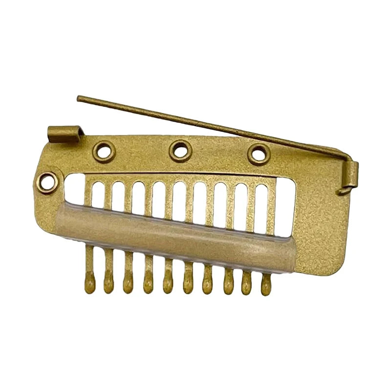 1/5 Pcs With Safety Pin 10-Teeth Strong Chunni Grip Hair Clip Comb Setting Grip Clips St detail view
