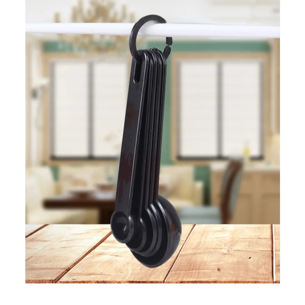 PP Measuring Spoon Set | Lightweight Plastic Kitchen Scoops additional angle