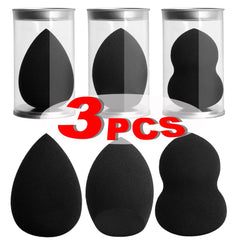 1Pcs Black Makeup Sponge Puff Beauty Egg Face Foundation Powder Cream Sponges Cosmetic Puff Powder P