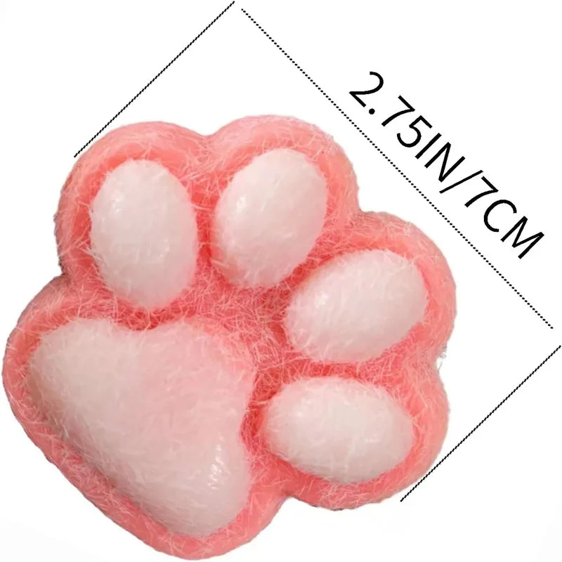 Cat Paw Squishy Toy | Cute Fufu Stress Relief Fidget for Kids and Adults additional angle