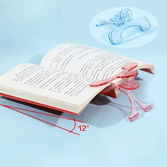 12° Support Angle Reading Aid Fixed Book Clip Anti-slip Visible Reading Book Marker C alternate view