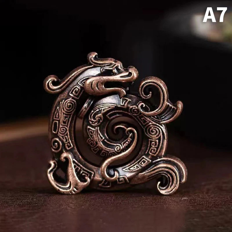 Dragon Turtle Incense Holder | Brass Alloy Incense Burner with Snail Sculpture alternate view