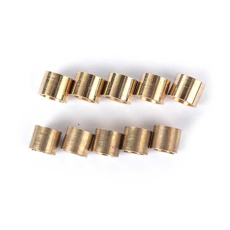 5pcs billiards snooker copper ferrule brass snooker pool cue ferrules cue repair detail view