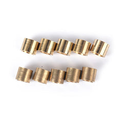 5pcs billiards snooker copper ferrule brass snooker pool cue ferrules cue repair detail view