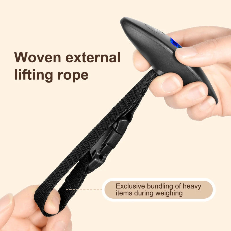 Portable Digital Luggage Scale | 40kg Capacity Travel Weighing Tool detail view