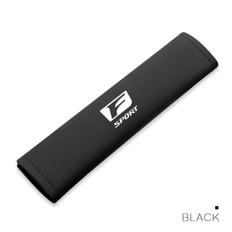 Car Pu Leather Seat Belt Shoulder Protection Set | Interior Accessories for Lexus close-up view