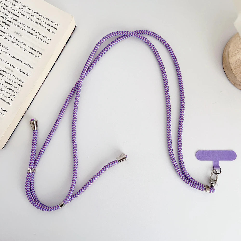 Universal Adjustable Phone Lanyard Strap Mobile Phone Hanging Rope Neck Straps Anti additional angle