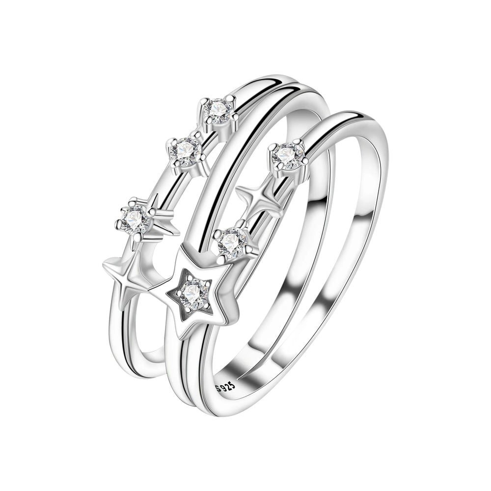 PANPOKI S925 Sterling Silver FOREVER Eternal Ring Closed Ring For Women Original Finger detail view