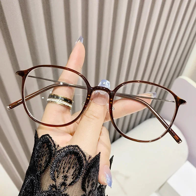 Reading glasseAnti Blue Light Round Frame Presbyopia Glasses Retro Circular Reading G alternate view