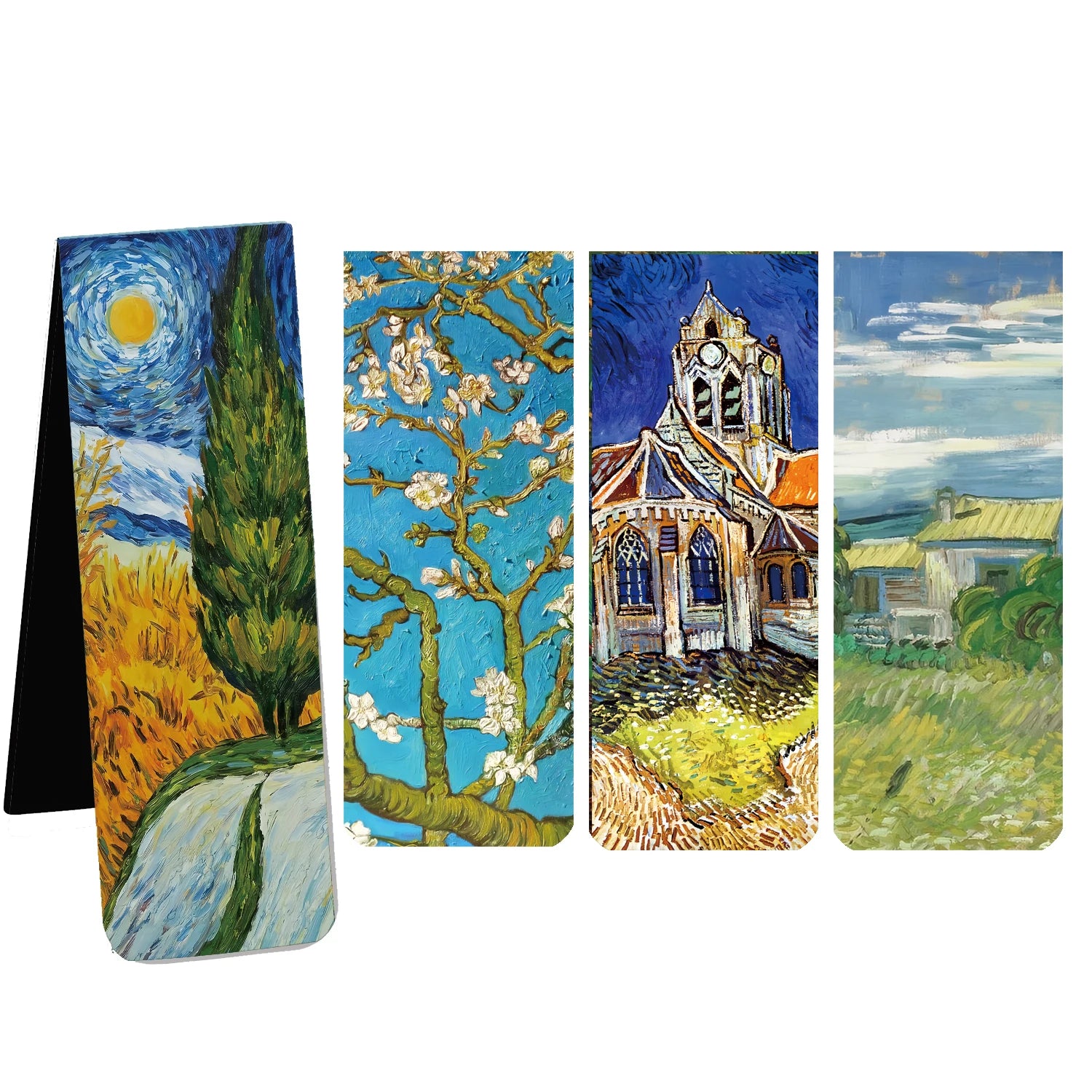 2.5Inch 4PCS Bookmarks with Magnet Book Markers Page Clip for Students Teachers School H detail view