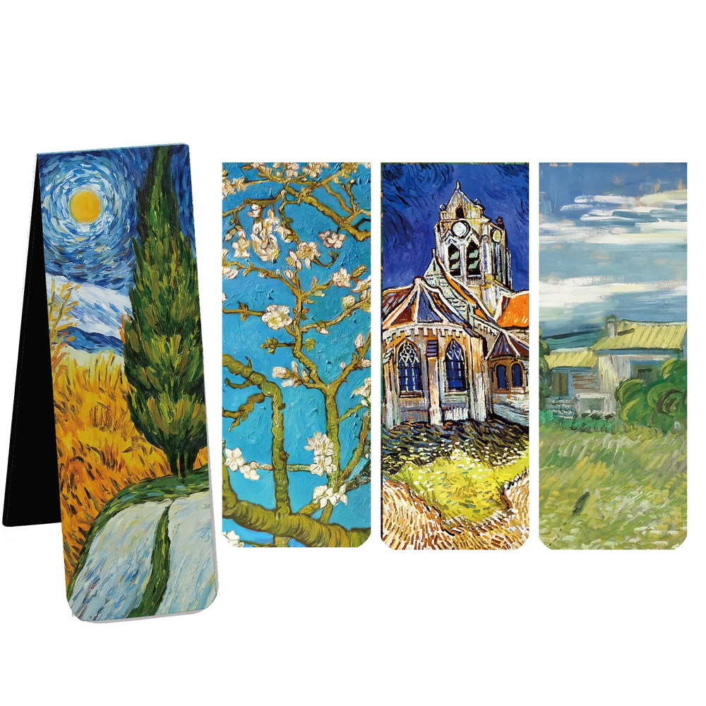 2.5Inch 4PCS Bookmarks with Magnet Book Markers Page Clip for Students Teachers School H detail view