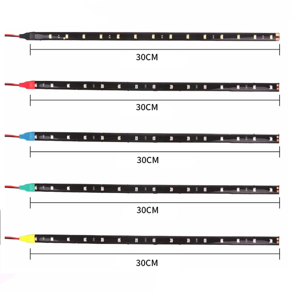 Car Led Strip Light 30cm | 12V Waterproof Interior Decoration for Car Motorcycle detail view