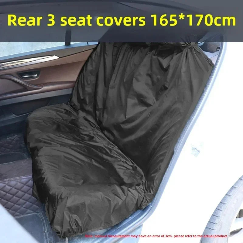 Car Seat Cover for Front Rear Seats Waterproof Antifouling Dust Covers for Steering W lifestyle view