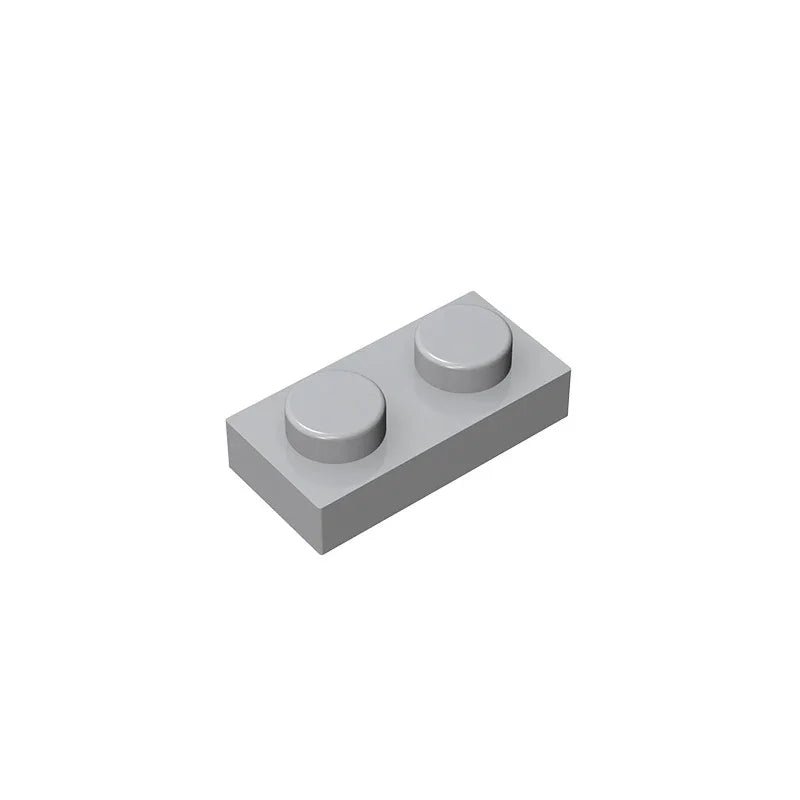 Gobricks GDS-502 Plate 1 x 2 Compatible Building Blocks | 6225 Pieces for DIY Creatio alternate view