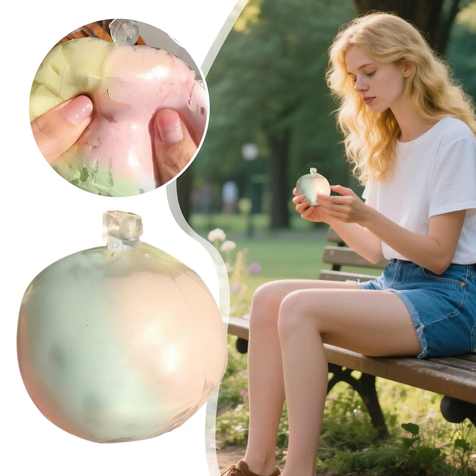 Squishy Stress Balls | Sensory Fidget Toy for Anxiety Relief and Relaxation lifestyle view