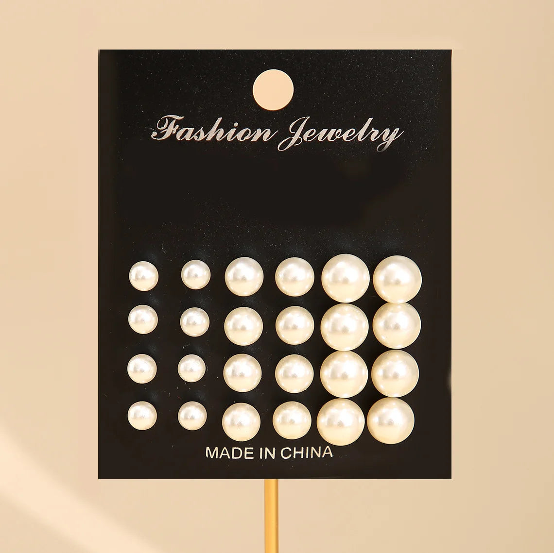 104 Pcs/Set Fashion Metal Pearl Zircon Earrings Butterfly Necklaces Bracelets Rings C lifestyle view