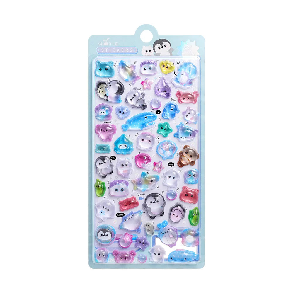 3D Food Stamping Seal Sticker | Japanese Anime Decorative Craft Stickers for Kids lifestyle view