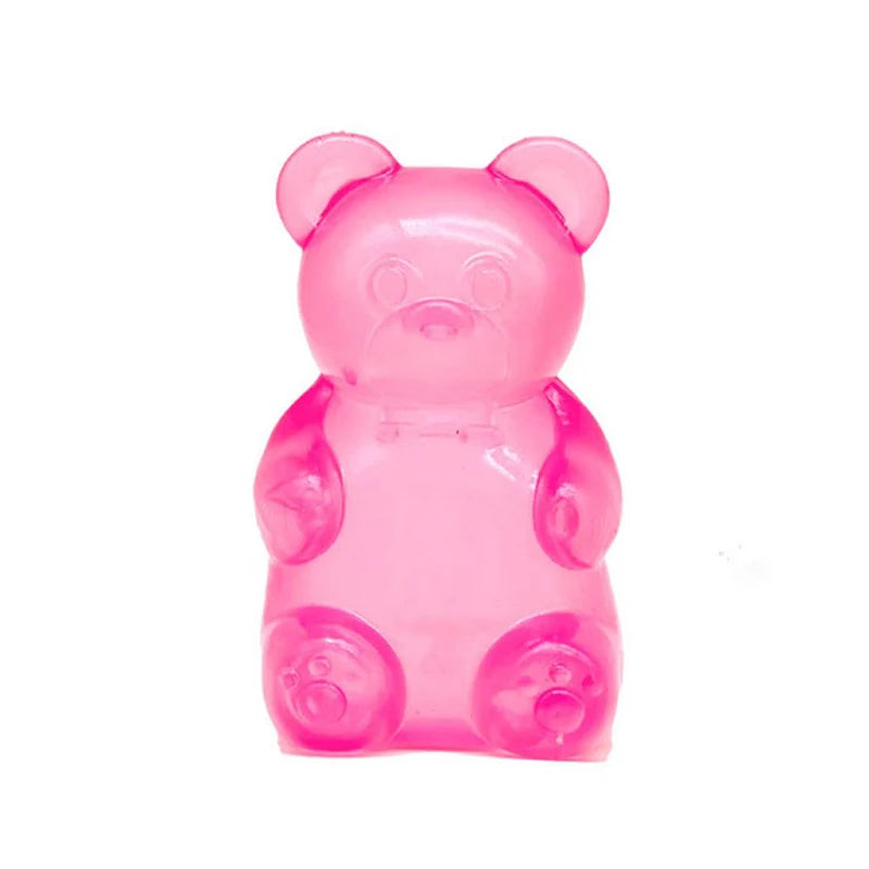 Cute Bear Squishy Toy | Soft TPR Stress Relief Fidget Cube additional angle