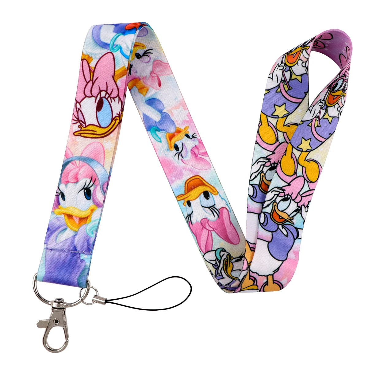 Cartoon Animal Keychain Lanyard | Anti-Lost Rope Strap for Keys additional angle