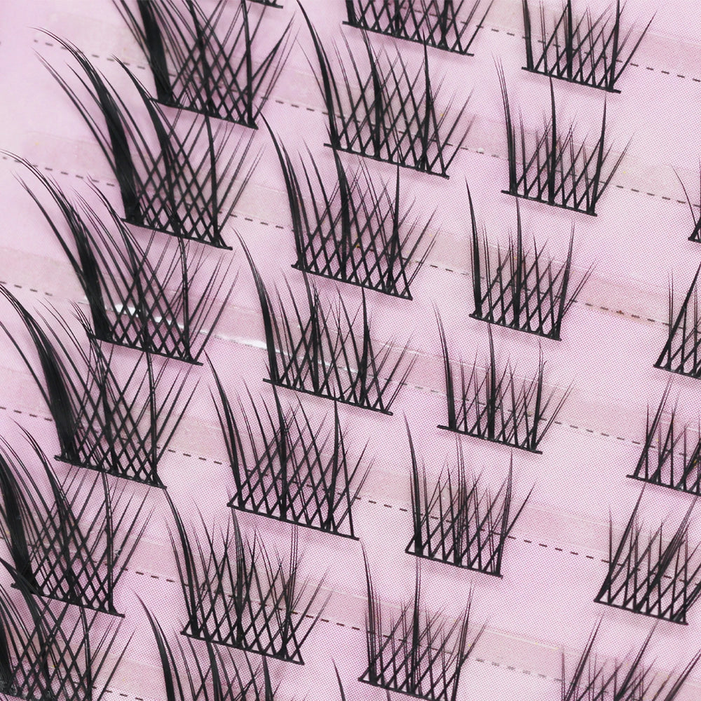 Natural Eyelash Clusters DIY 3D Cat Eye Lashes | C Curly Individual Lashes lifestyle view