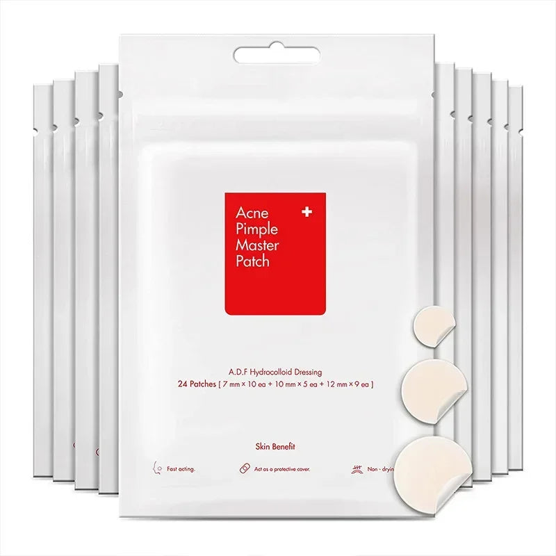 24 Pcs Hydrocolloid Acne Patches | Pimple Spot Treatment Stickers for Face additional angle