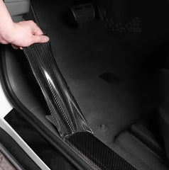 Carbon Fiber Vinyl Car Sticker Waterproof Glossy Black Matte Black Wrap Roll alternate view