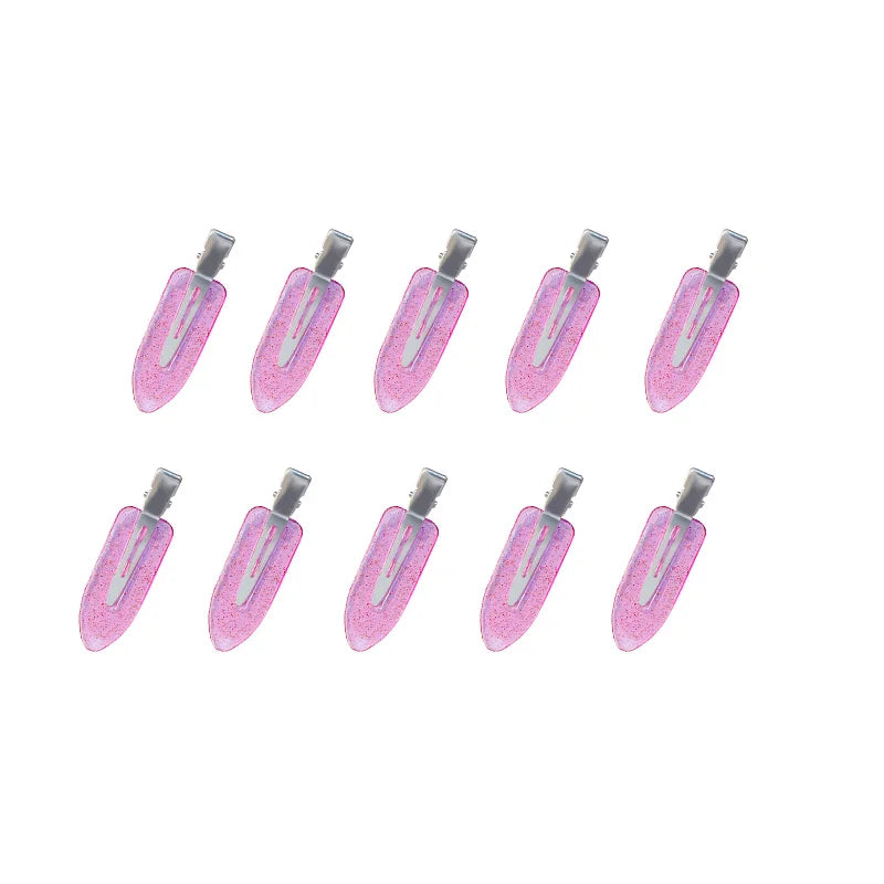 10pcs/set No Crease Basic Hair Clips For Women Girls Hair Styling Makeup No Bend Hair alternate view