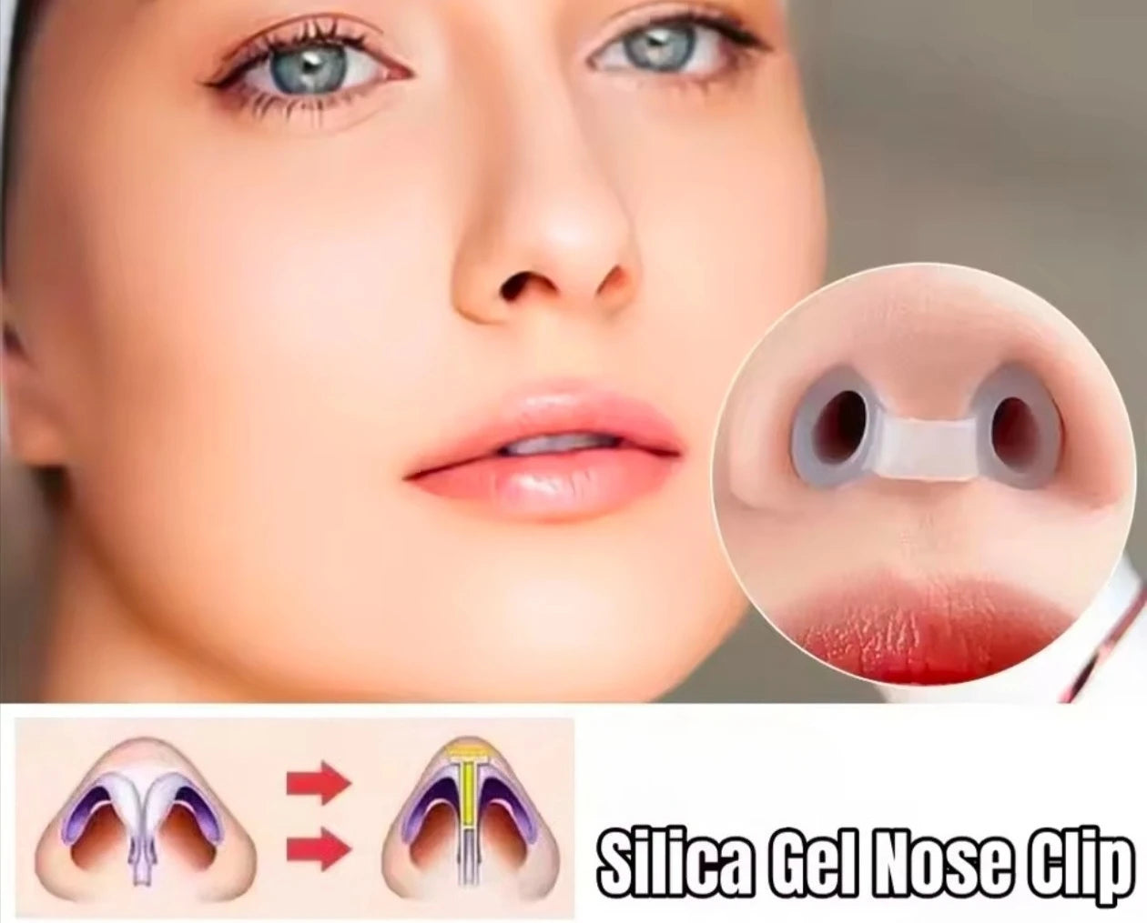 Super Soft Anti-Snoring Device | Nose Hanging Clip for Quiet Sleep lifestyle view