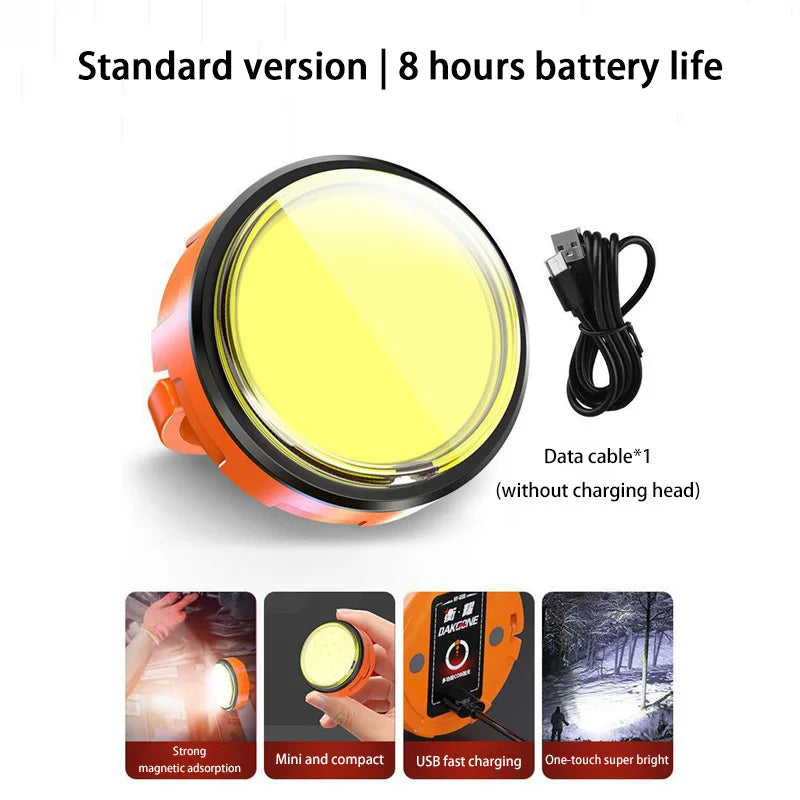 Portable Magnetic Work Light | Strong LED Flashlight Keychain additional angle