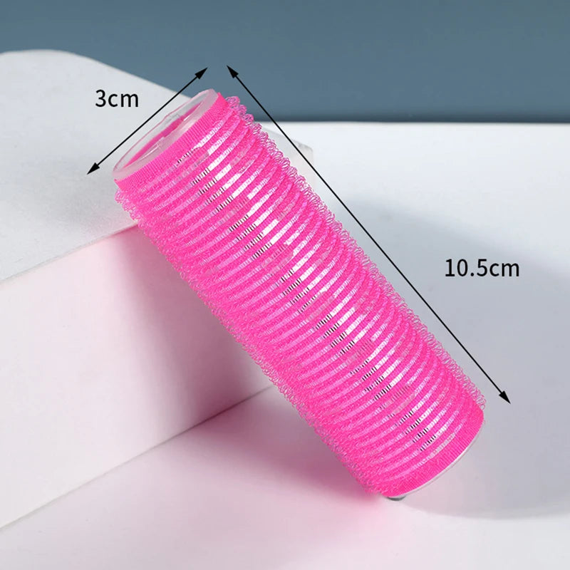 Hair Volume Curlers No Heat Self-Grip Hair Holding Rollers Heatless Curls Modeler Salo close-up view