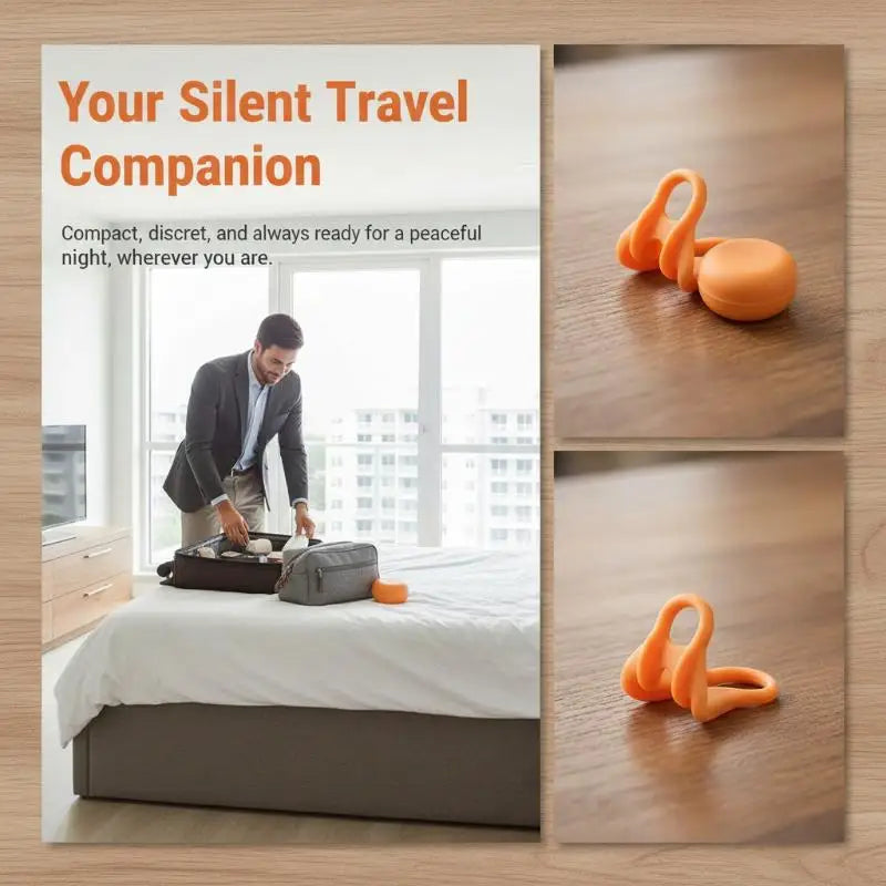 Silicone Anti Snoring Nasal Dilator | Sleep Aid Nose Clip alternate view