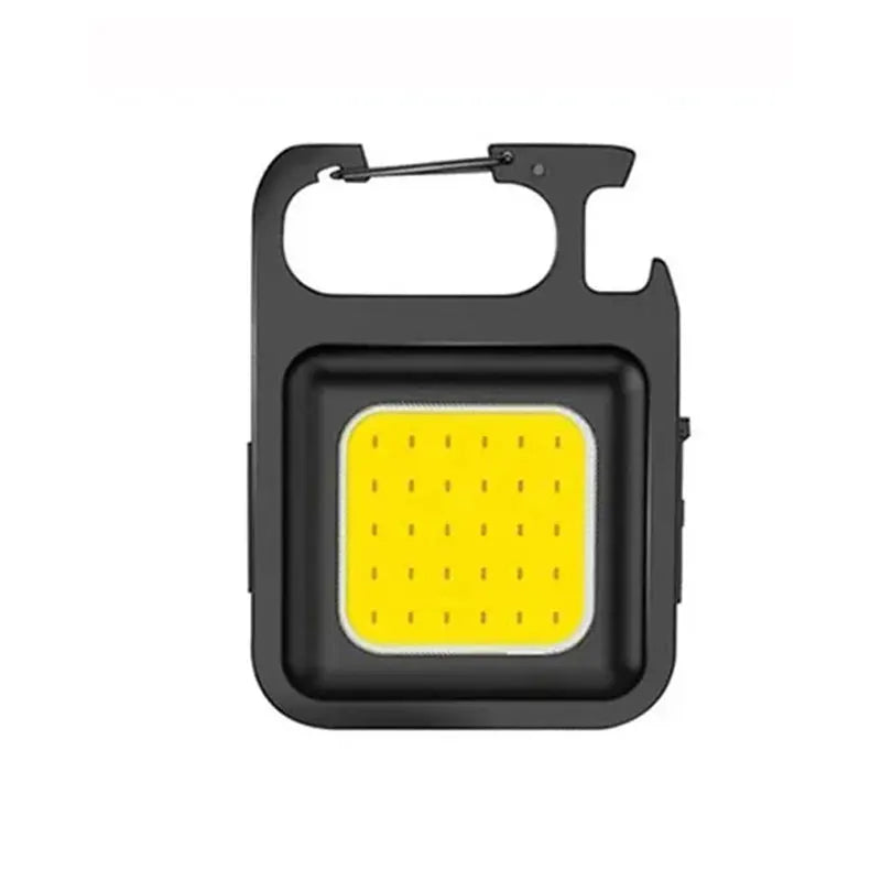 Super Bright MINI COB Keychain Flashlight | Rechargeable LED Camping Light with Magne lifestyle view