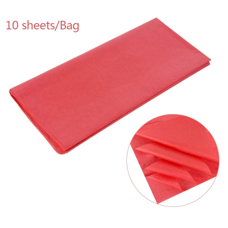 10pcs Unbleached Flower Wrapping Tissue Paper | 65x50cm Wedding Party Gift Wrap lifestyle view