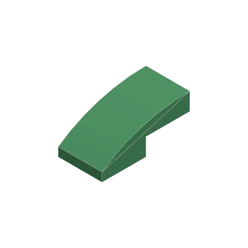 50pcs 11477 Slope Curved 2 x 1 Bricks Bulk | Modular Building Blocks for MOC additional angle