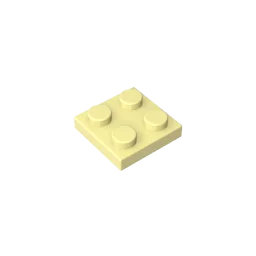 Gobricks Plate 2 x 2 Building Block | Compatible with Lego 3022 lifestyle view