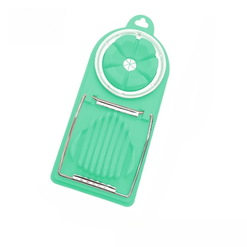 2 In 1 Egg Slicer Multifunctional Stainless Steel Egg Cutter | Kitchen Gadget for Sli alternate view