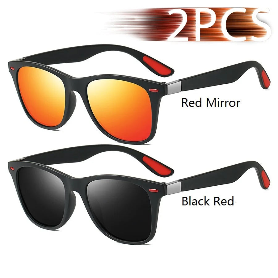 Square Unisex Driving Fishing Sunglasses Men Women Brand Designer Sun Glasses Anti-Glare detail view