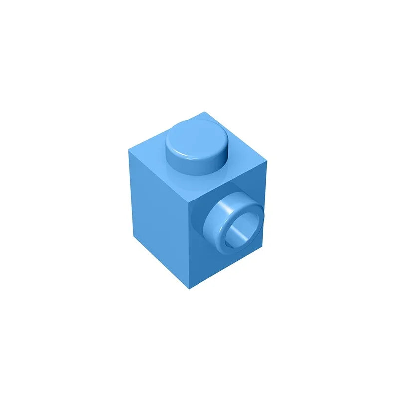 Gobricks GDS-635 ZIEGEL 1X1 M. 1 NOBBE | Baustein mit einseitiger Noppe kompatibel mit Lego 87087